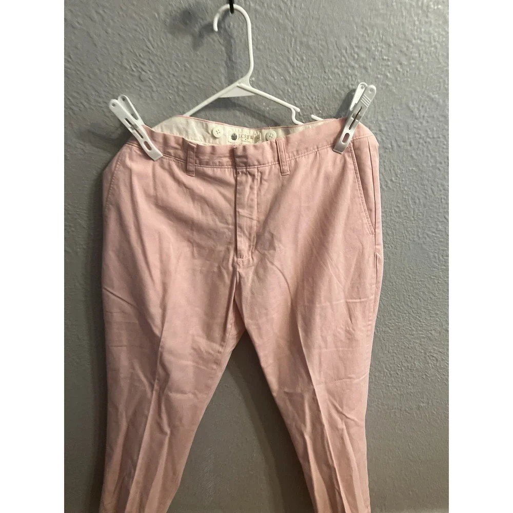 J Crew ‎ Pants Mens 34x30 Pink With Suspended Buttons Vintage